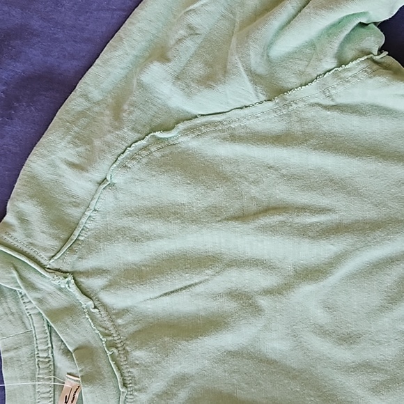 Free People We The Free Arden Tee Light Green XS - Picture 5 of 9